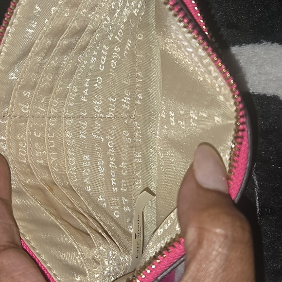 Kate Spade Vibrant Pink and White Clutch - Picture 4 of 7